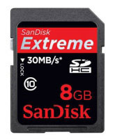 Sandisk Extreme SDHC 8GB (SDSDX3-008G-E31) Sandisk Extreme SDHC 8GB (SDSDX3-008G-E31)